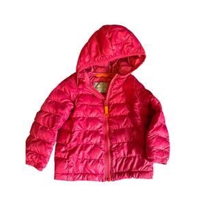 PRIMARY  water repellent puffer jacket SIZE 18-24 mos PINK